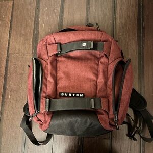 Burton Men's Backpack - Burgundy and Black